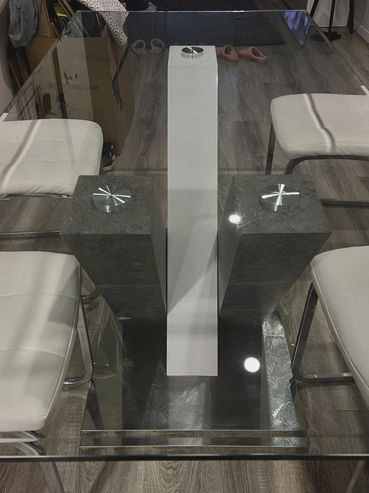 Mesa de vidro grande