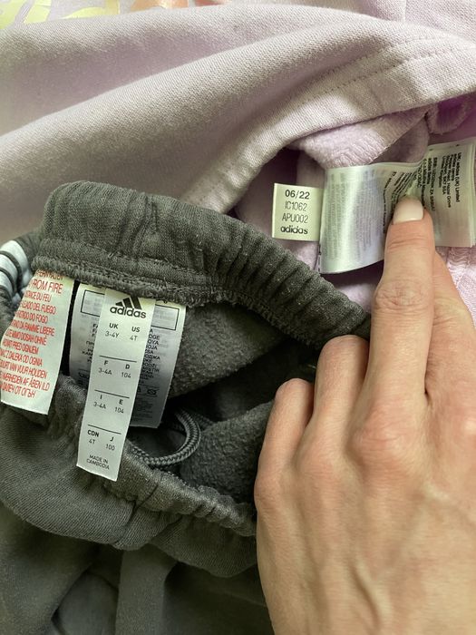 Костюм утеплений оригінал Adidas на 4 рочки ріст 104-110 см 2022 р.