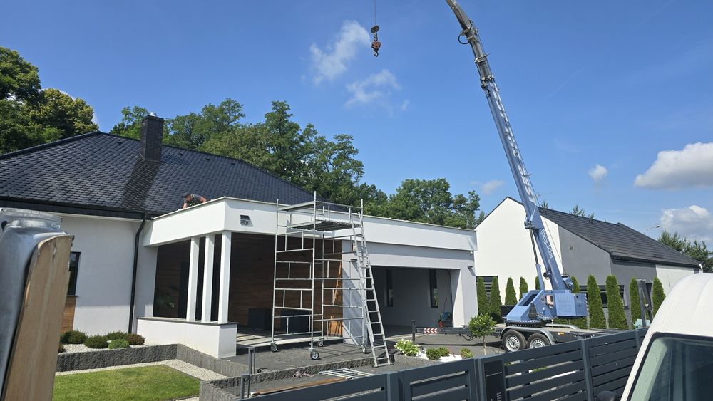 Usługi ciesielsko- dekarskie i Usługi dźwigiem dekarskim