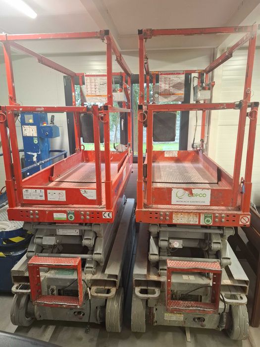 Wynajem podestów ruchomych nożycowych.