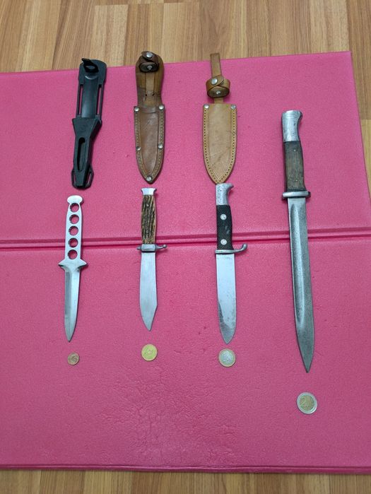 Faças escuteiros, caça, anos 58