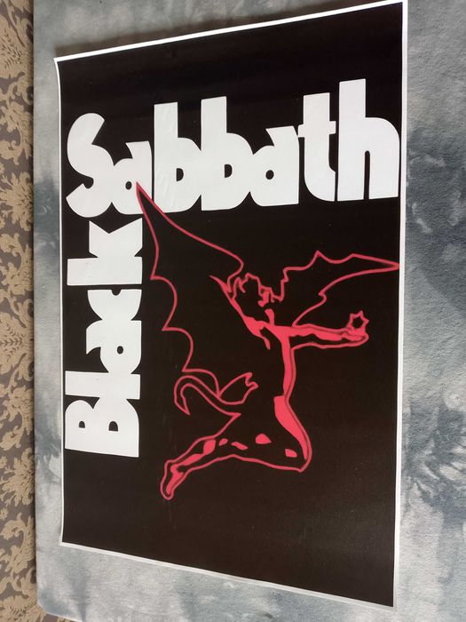 plakat na płótnie zespołu muzycznego black sabbath