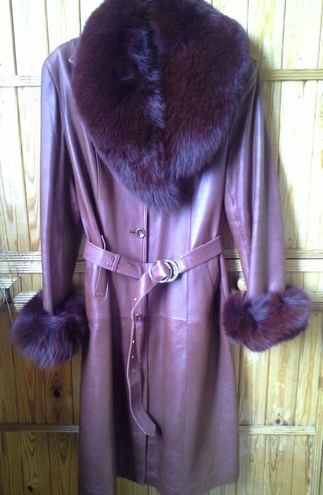 Кожаное пальто. Новое. 50-52