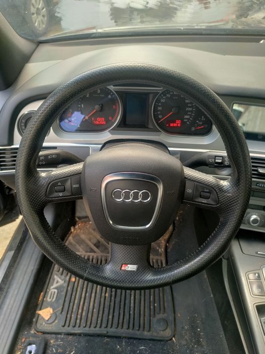 Kierownica Audi A6 C6 A4 B7 Sline Trójramienna airbag multifunkcja