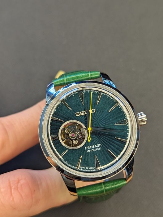 Seiko mod mohito zielona klasyka / możliwa bransoleta
