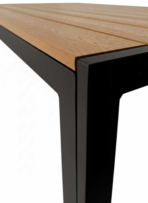 DUŻY Zestaw Mebli Ogrodowych 8 Osób Aluminiowy Stół 190cm + 8 Krzeseł