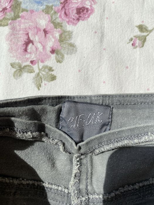 Szara krótka spódniczka regulowana S 36 M 38 vintage y2k