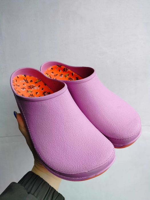 Chodaki ogrodowe Cleve crocsy gumowe solidne 39 40 25,00cm