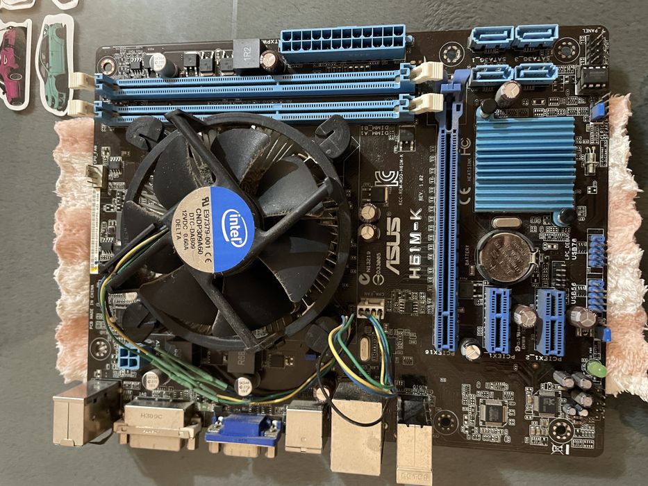 Мать Asus h61m-k и проц i3-3220
