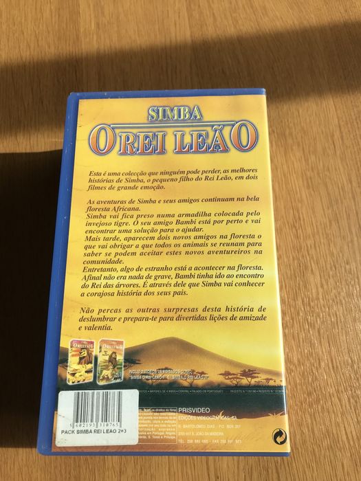 VHS duplos de animação