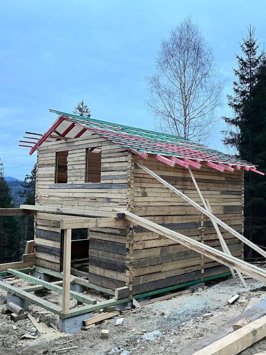 Продаж будинку з брусу 90 кв.м у Карпатах