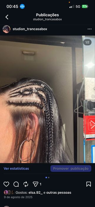 Tranças /braid box/ Rastas