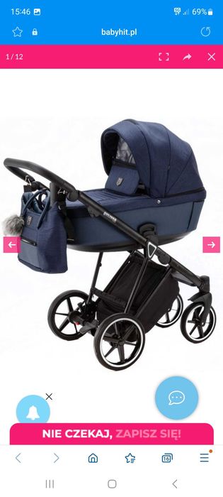 Wózek dziecięcy 2w1