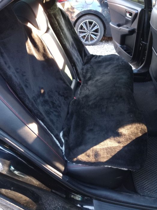 Меховые накидки на сиденья АВТО, +Подарок. универсальные из овечьей ше