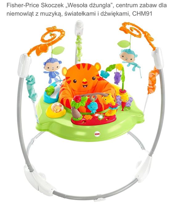 Skoczek Fisher Price tygrys
