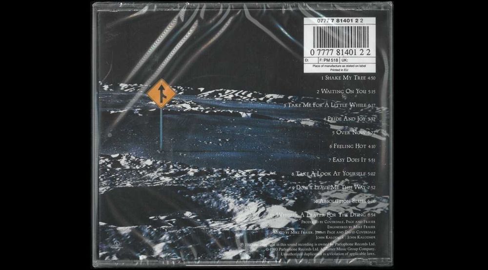 Coverdale & Page. Płyta CD. Nowa