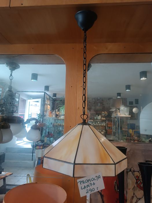 Lampa wiszaca w stylu Tiffany lampa witrazowa