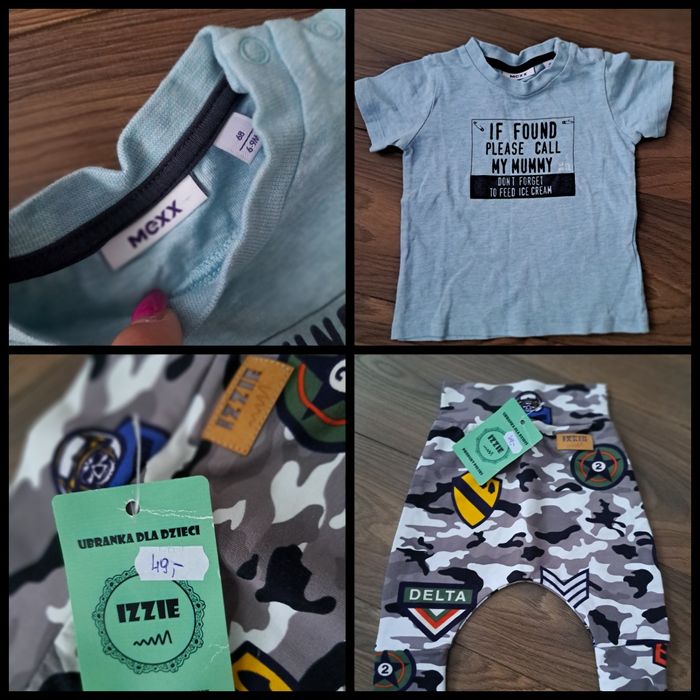 Mega paka ubranek chlopiec r 68 burberry next mexx adidas h&m Reserved