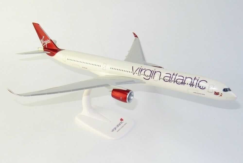 Aviões de coleção -VIRGIN ATLANTIC A 350/1000 com 37 cm