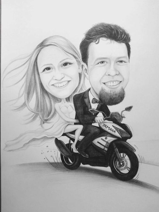 karykatura ze zdjęcia i na eventach, oryginalny prezent