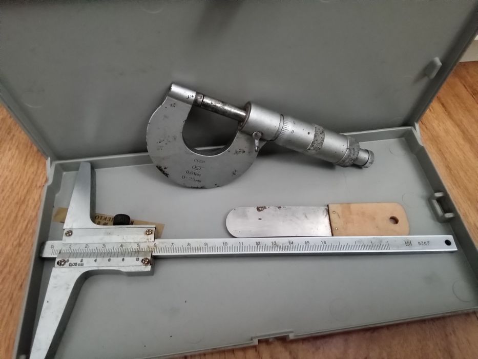 Штангенглубиномер ШГ 0-160мм  0,05мм СССР  микрометр 0,01мм 0-25мм