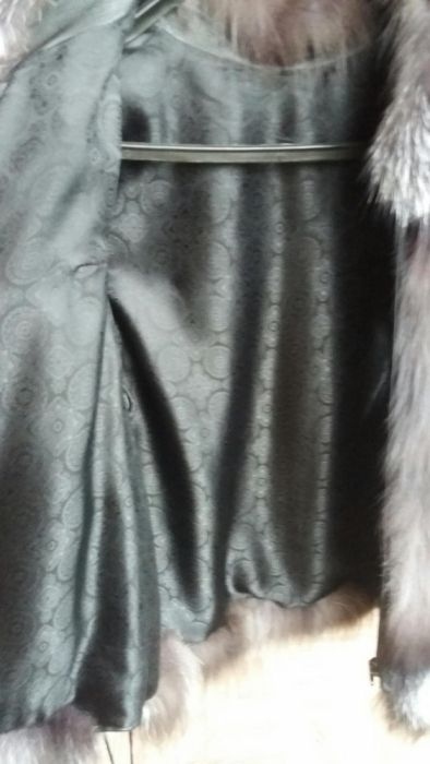 Жилетка чернобурка