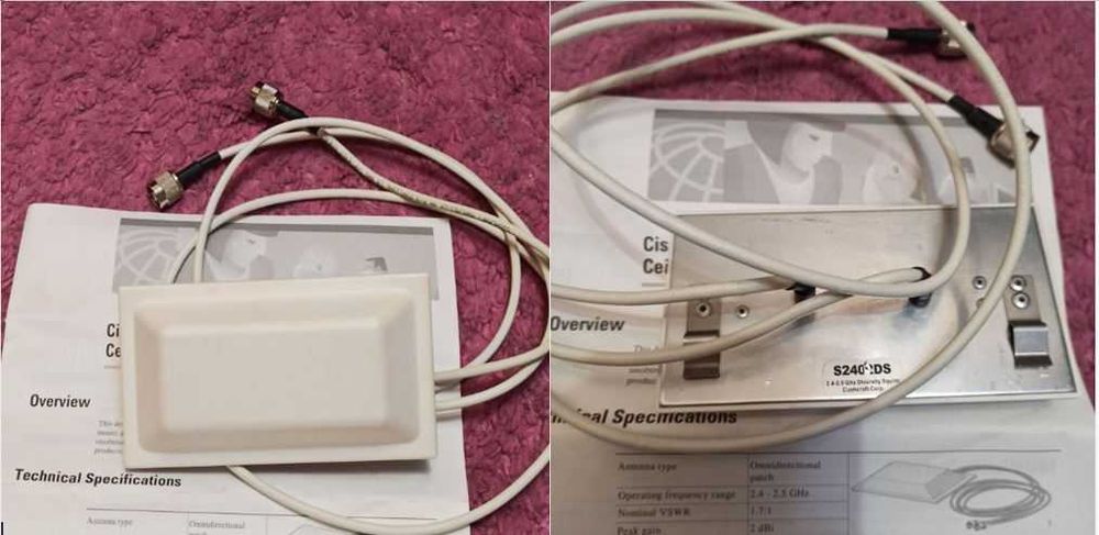 Антены   Сisco  S2402DS и Cisco AIR-ANT5959
