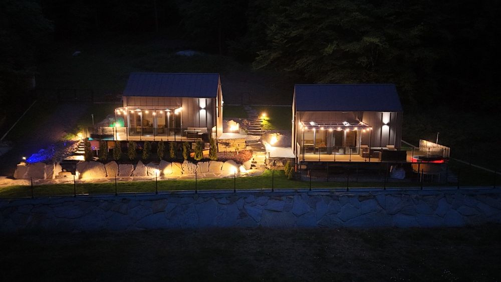 Domki Leśna Enklawa  na Ferie,Sauna,jacuzzi,las,wolne terminy OKAZJA