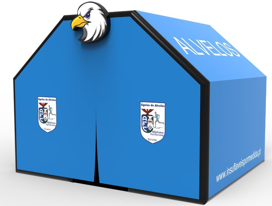 Tenda insuflável personalizada!