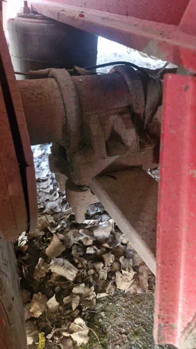 Напівпричіп самоскид Fruehauf Crane зерновоз 50м3 Свіжий