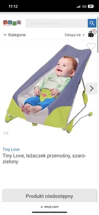 Bujaczek Tiny Love dla dziecka