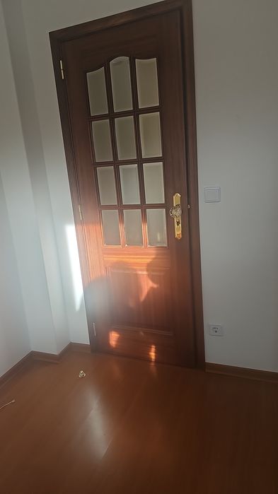 10 Portas mogno  70 cm/200cm, com guarnição .