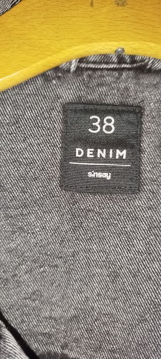 Kurtka jeansowa szara oversize Sinsay