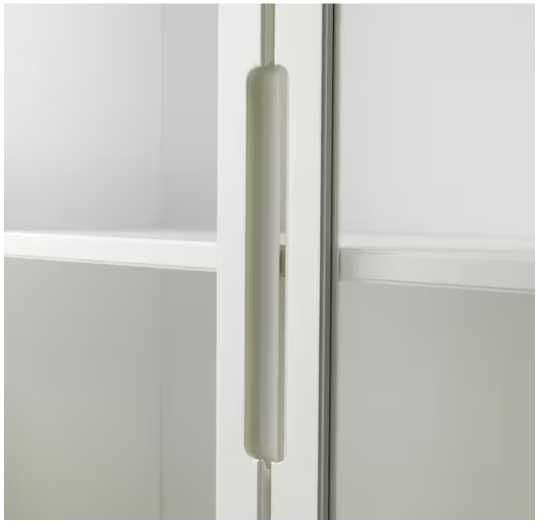 IKEA REGISSÖR Vitrina, branco, 118x203 cm