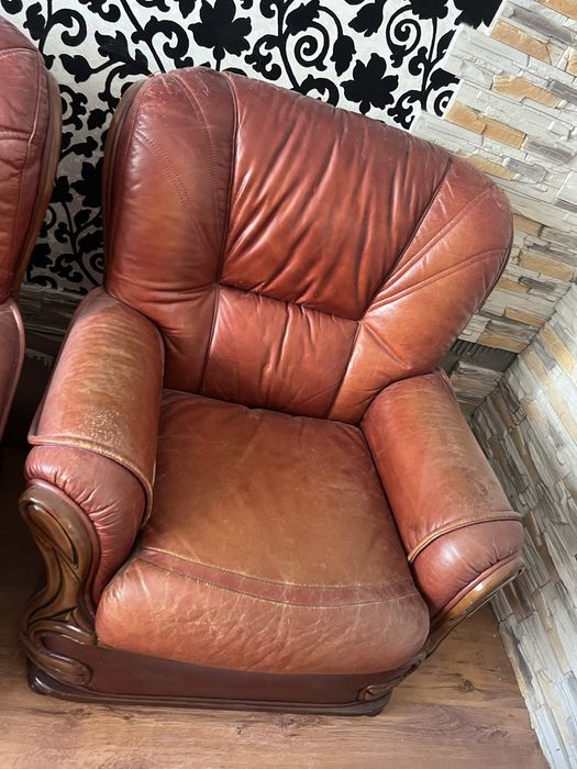 крісла  зі шкіри