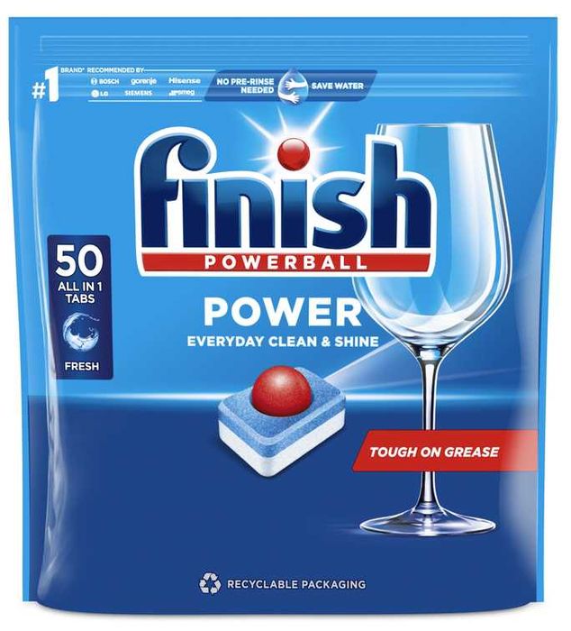 Finish Power All in 1 Tabletki /kapsułki do Zmywarki 50 sztuk