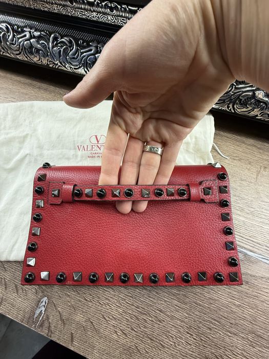 Шкіряний клатч Valentino