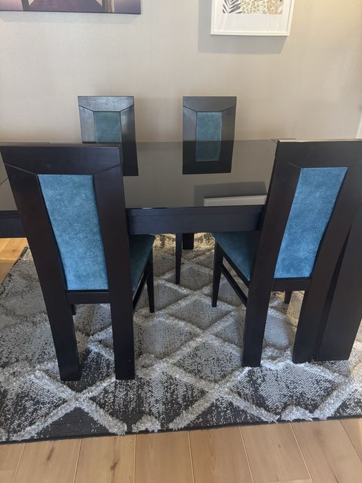 Mesa extensivel e cadeiras Antarte