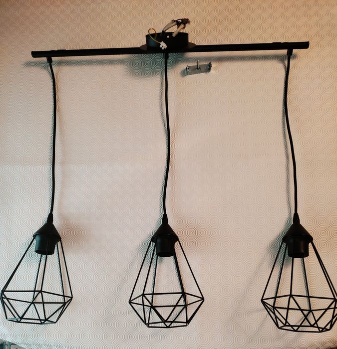 Candeeiro teto estilo industrial