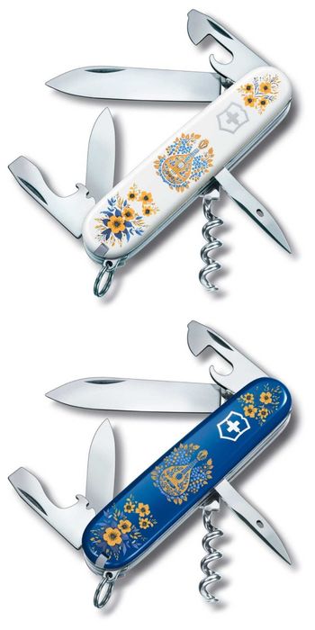Знижки Ніж Victorinox Spartan Ukraine Тризуб Silver Змія Animal ДНК