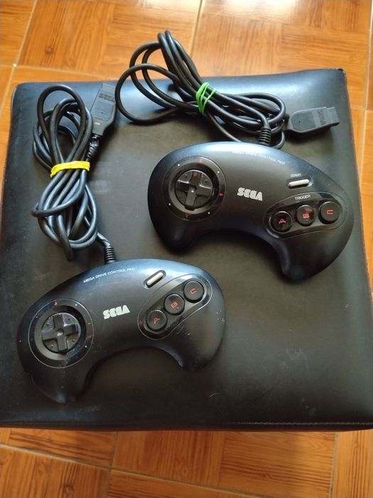 2 comandos sega mega drive