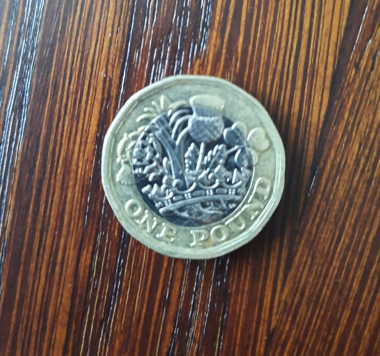 Moneta Królowa Elżbieta II one pound 2017