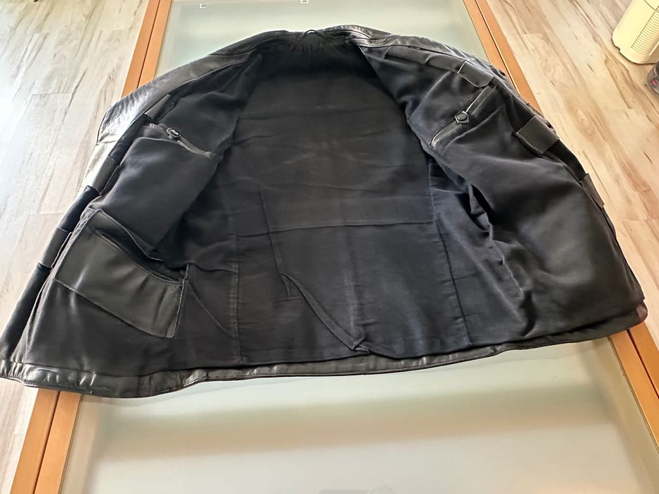 Casaco de moto em Pele de Cavalo ( HorseHide ) - Polícia Alemã anos 80