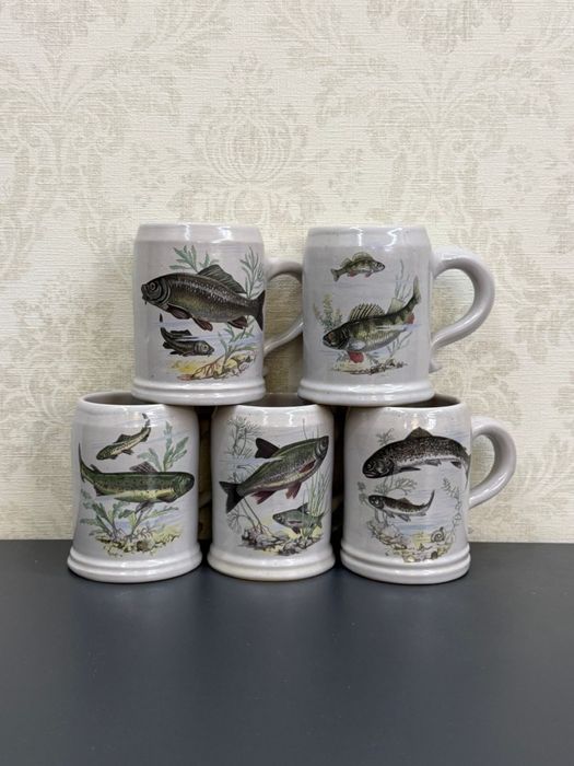 Керамические пивные бокалы GDR Германия