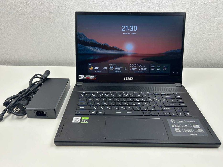 Ноутбук MSI GS66 Stealth 10SFS 240Гц i7-10750H 16GB RTX2070 512GB M.2