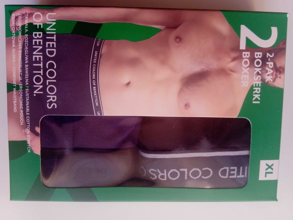 2pack bokserki męskie United Colors od Benetton roz. XL