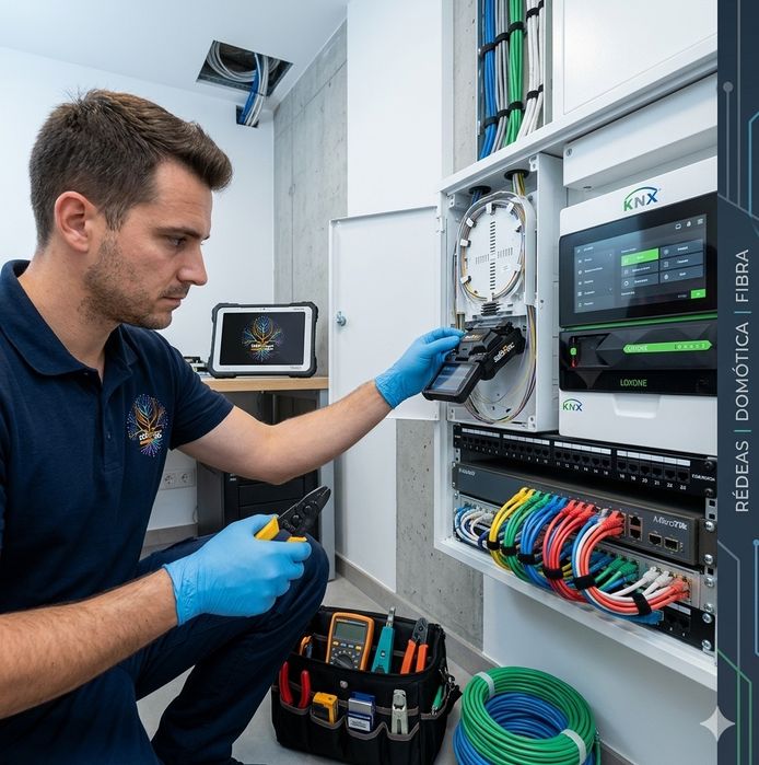 Técnico de Redes, Fibra Ótica e Domótica – Wi-Fi e Casa Inteligente