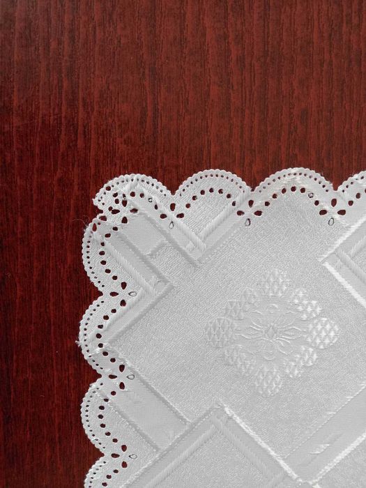 Bieżnik biały 102x45cm