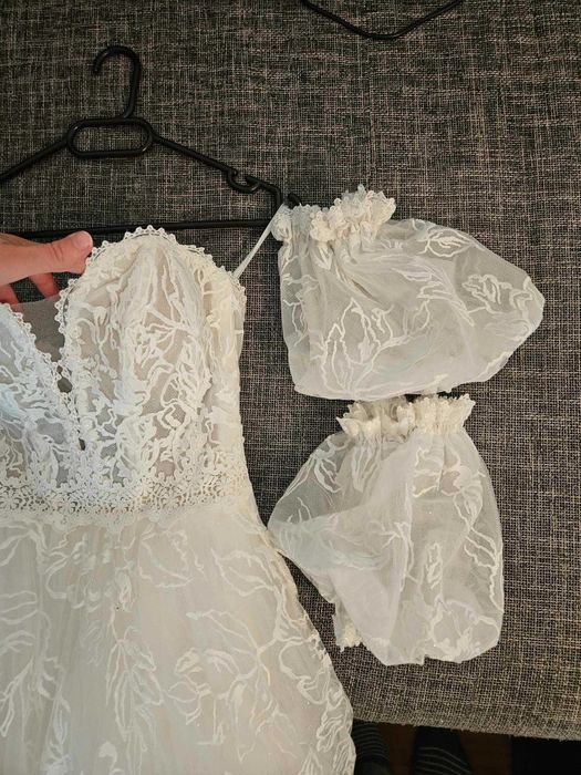 Suknia ślubna primavera śmietanka