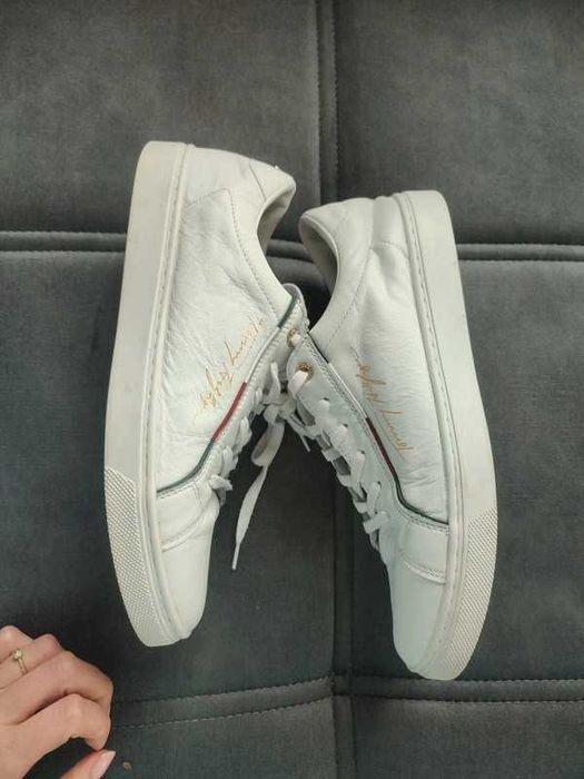 Sygnowane tenisówki z podeszwą typu cupsole rozm. 40 Tommy Hilfiger